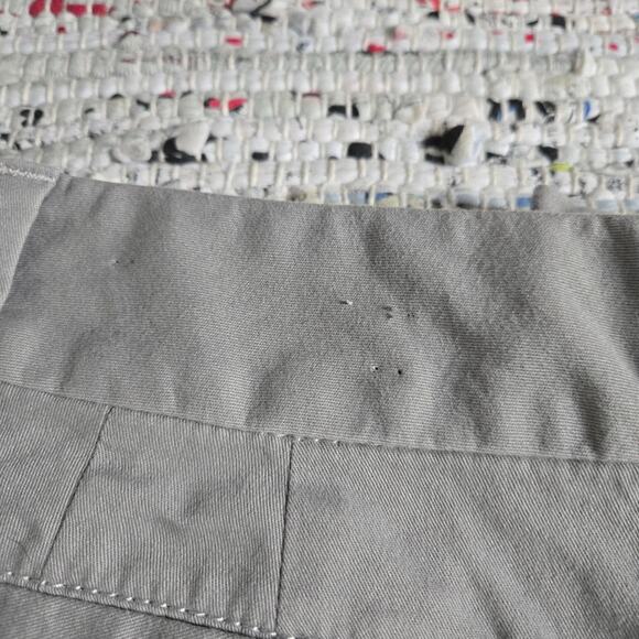 Ann Taylor Signature Grey Chino Cotton Shorts - Picture 8 of 8